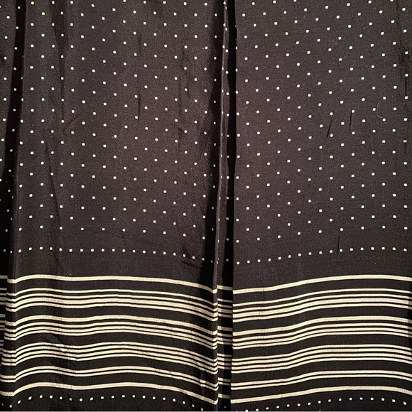 Ann Taylor Loft Black Silk Skirt Size 6 - Picture 4 of 8